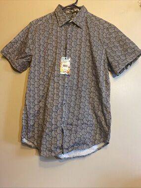 ROBERT GRAHAM Coldwell Geometric Print Causal Button Front Sz S NWT MSRP $198